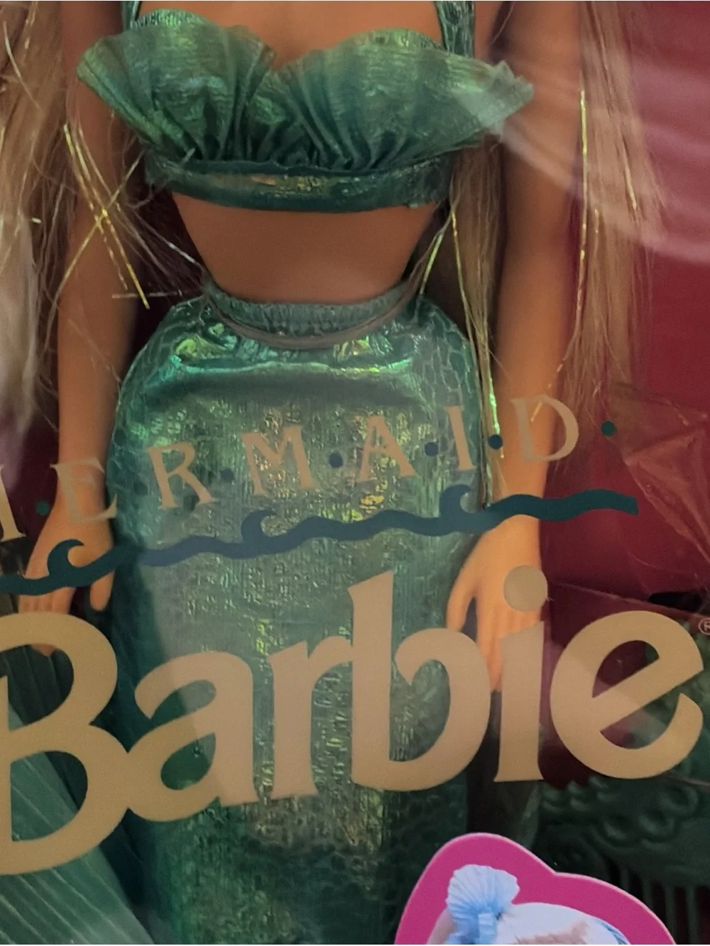 Barbie Mermaid First Edition Mattel Vintage 90's #1434 Changing Color Hair